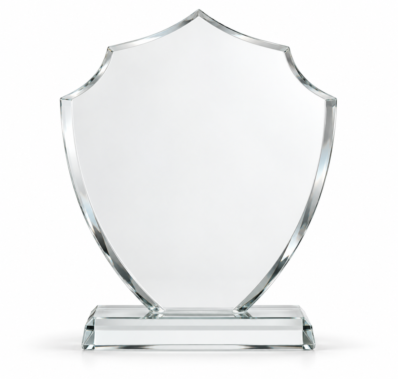 Glass trophy
